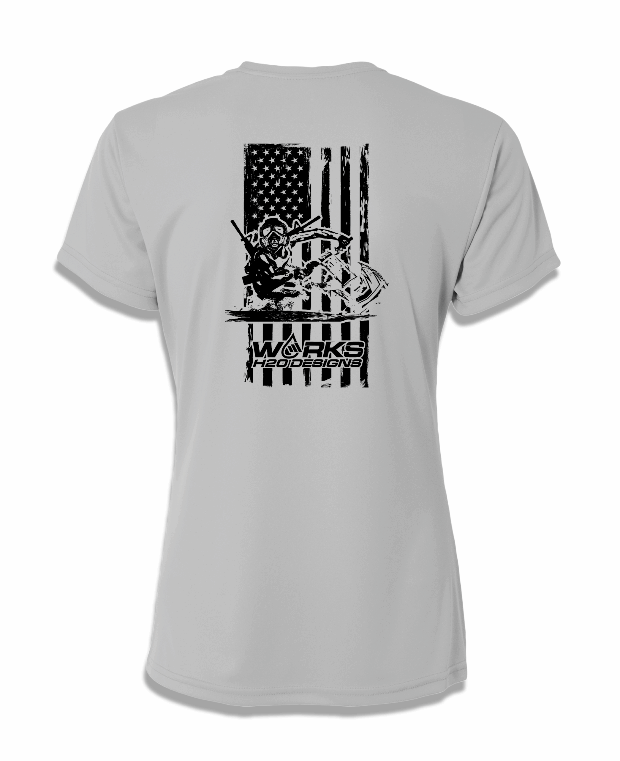 Women's Gunner & American Flag